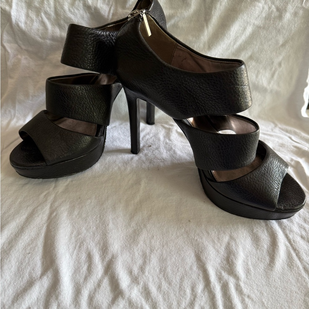 Calvin Klein Women's Black Heeled Boots